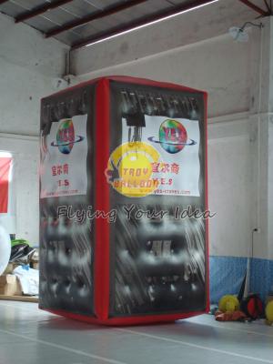 Chine Le ballon rempli imperméable durable de cube avec le PVC de 0.18mm, gonflent le ballon moulu à vendre