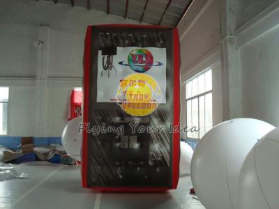 Chine ballon gonflable de cube en 3.5*2*2m avec six impressions numériques de côtés pour le jour de célébration à vendre