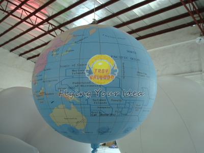 China Professional Inflatable Earth Balloons Globe for Outdoor Advertising,Advertisement Balloon for sale
