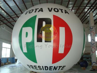 China Reusable Fireproof Inflatable Political Advertising Balloon with Total Digital Printing for sale