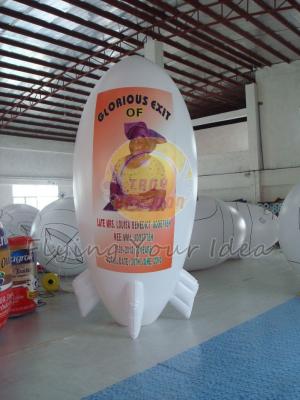 China Political Advertising Balloon with Two Sides Digital Printing for Celebration Day for sale