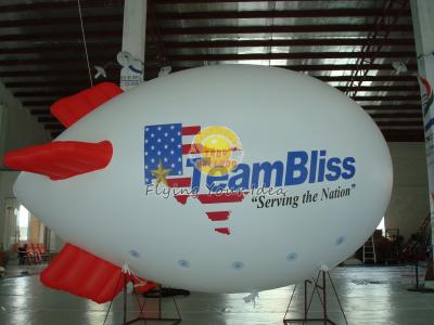 Chine Ignifugez les dirigeables gonflables de zeppelin de PVC d'hélium de 0.18mm avec pour le jour de célébration, événements spéciaux à vendre