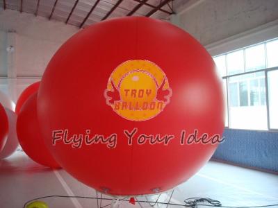 China Supply Bespoke Large Red Inflatable Advertising Balloons with UV protected printing for Anniversary Events for sale
