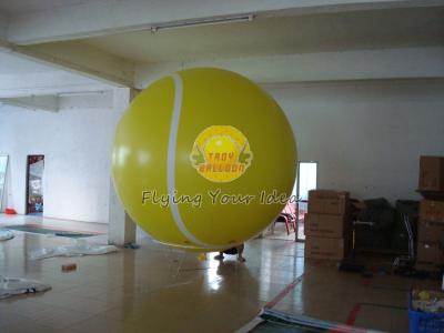 China Large Inflatable Tennis Ball Balloon with Total Digital Printing, Sports Balloons for sale