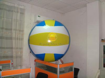 China Waterproof 1.5m Diameter Sports Volleyball Balloons with 0.18mm PVC for Parade for sale