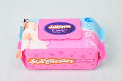 China Telas de limpeza para bebés sem álcool de 20 cm de tecido não tecido formulado à venda