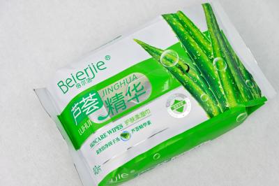 China 0 Bacteria 20 X 14 / 15 cm toallitas faciales secas y húmedas para el rostro fragancia alcohol lejía paraben libre en venta