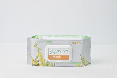 China Non Alcohol Wet Antibacterial Wipes Clean Refreshing Scent Kills 99.99% for sale
