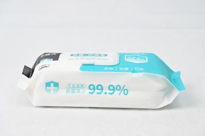 中国 ファミリーパック 衛生用タオル 衛生用 濡れたタオル 蓋付き 99.9% 滅菌率 80pcs/Pac 販売のため