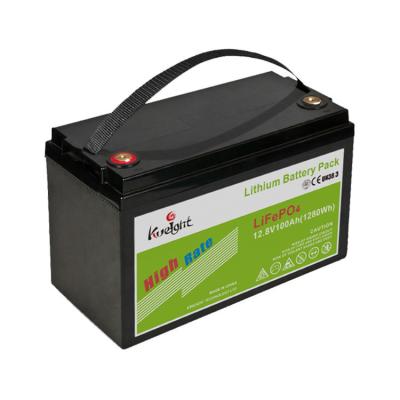 China Marine RV Lithium Lead Acid Replacement 100 Ah 12v Lifepo4 Deep Cycle Battery for sale