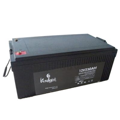 China Home Nano Solar Gel Battery 12v 230ah Agm Solar Power System Battery for sale
