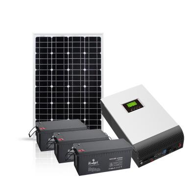 China Equipos completos solares de la energía solar del kilovatio Kit Off Grid Energy System del picovoltio 10 para los hogares en venta