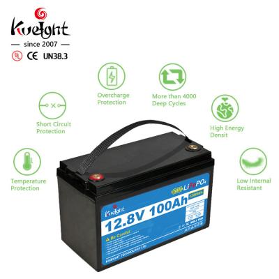 China LFP 100ah 12V LiFePO4 Battery Pack Lithium Cell for Power Tools for sale