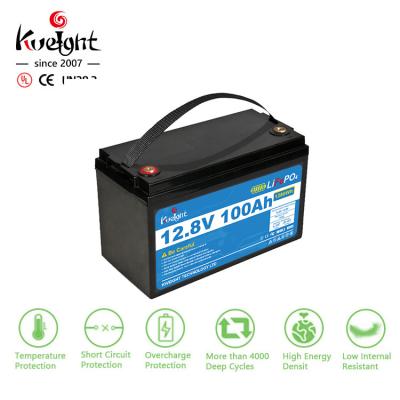 China 4000 Times  100ah 12v Deep Cycle Lifepo4 Battery Lithium for Home Appliances for sale