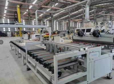 China Hot Melt Adhesive Floor Packing Machine For WPC Floor Wrapping for sale