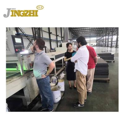 China SPC Parquet UV Roller Coater Hot Melt Machine For Wood Floor for sale