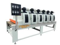 Quality SPC LVT Floor Automatic UV Coating Machine For Wood 20-35m/Min for sale