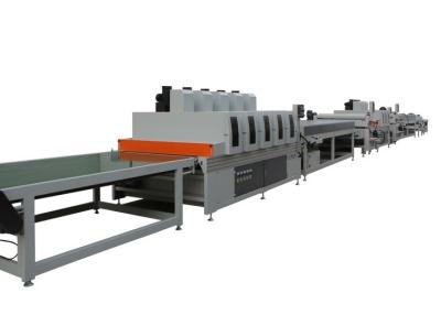 China 3phase PLC UV Coating Printing Machine For Bamboo And Solid Floor for sale