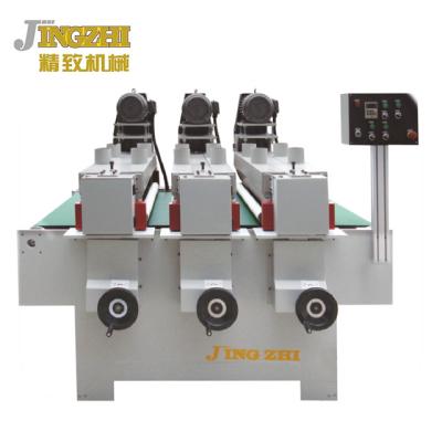China Three Heads Wood Polishing Machine Quick Unloading For Flat Surface Material for sale