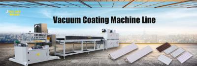China Aluminum Door Pressure Line Vacuum Coating Machine 15-25m/Min Production Speed for sale