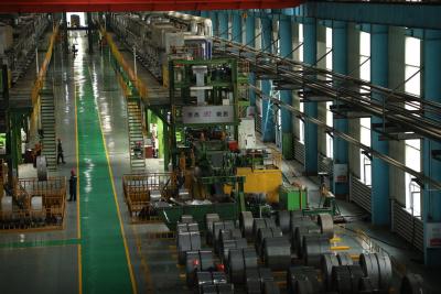 China Cubra con cinc el metal continuo del acero 150000TPY de la planta de galvanización 0.8m m 1.5m m 400m m en venta