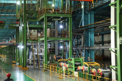 China La galvanización continua planta el metal del acero 120000TPY de 1.0m m 1.5m m 400-500m m en venta