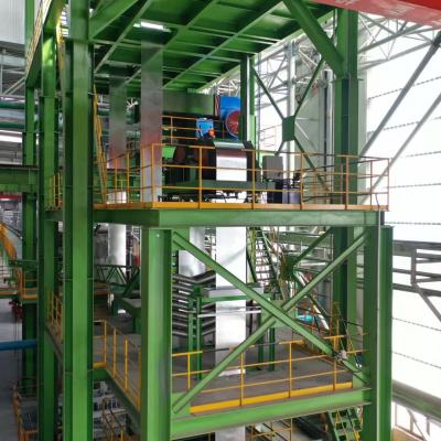 China línea 1250m m continua proceso de la galvanización de 0.4-1.8m m para la industria de acero en venta