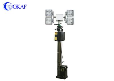 China Aluminum Alloy Night Scan Light Tower Mobile Electric Led Light Mast for sale