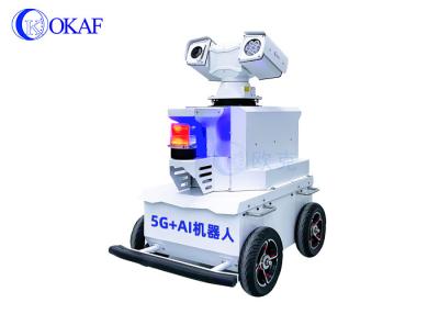 China Indoor- Outdoor Patrol Robot 5G AI Intelligent Security Inspection Robot for sale