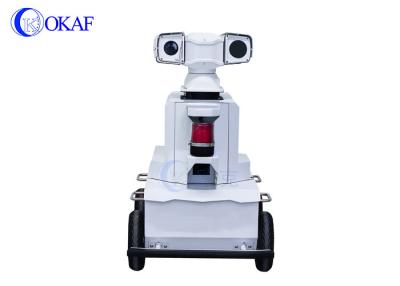 China Temperature Measurement Day and Night Vision Thermal Camera Robot Intelligent Security Inspection Patrol Robot for sale