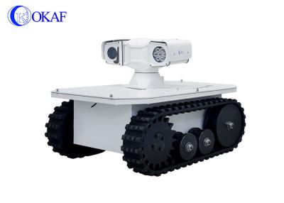 China Smart surveillance security patrol robot DIY educational crawler robot tank chassis à venda