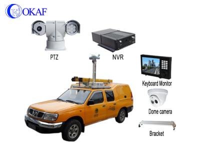 China Infrared HD Auto Vehicle PTZ Camera 360 Degree Rotation 4G Dynamic Forensic System for sale