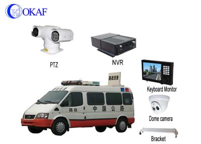 China Vehicle Security Vehicle PTZ Camera System Anti - Shake Full HD 1080P Forensic System for sale