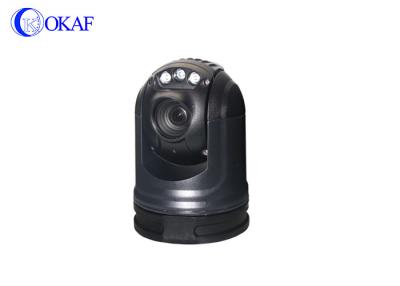 China 360 Degree Vehicle Mounted Ptz Camera , IP66 Black Ip Dome Camera High Speed for sale