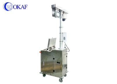 China CCTV Camera Surveillance Mobile Sentry Security Trailer Stainless Steel OKAF Explosion Proof for sale