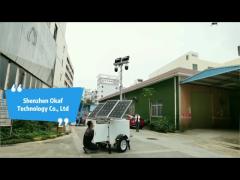 Mobile sentry solar cctv trailer PR07