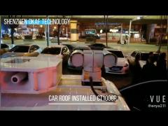 keyboard + joystick controlled car roof mounted PTZ camera OK-CT100GR