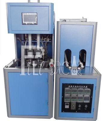China 500BPH Semi Auto Blow Molding Machine 180mm Wide Neck 2 Cavity For PET Bottle for sale