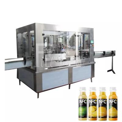 China Automatic 3 In 1 Small Plastic Bottle  Juice Hot Filling Machine / Production Line / Bottling Plant for sale