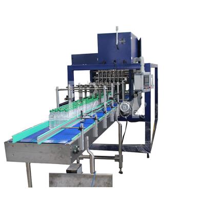 China Fully Automatic Linear Shrink Wrapper For Plastic Bottle Packing Equipment With Printed Films for sale
