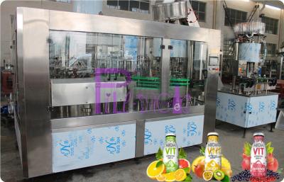 Cina Macchina di rifornimento imbottigliante automatica del succo/tè della macchina del riempitore della bottiglia di vetro 6000 - 8000BPH in vendita