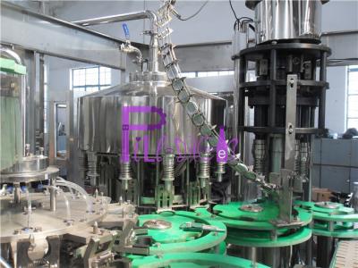 China 4.2Kw Full Automatic Non - Gas Juice Drink Filling Machine For Glass Bottle for sale