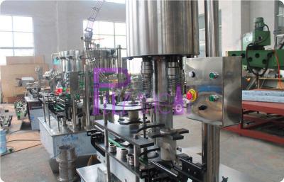 China Stainless Steel Carbonated Drink Filling Machine , CSD Bottle Automatic Capping Machine for sale