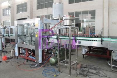 China 3000BPH Soy Sauce Bottle Filling Machine With Heat Preservation Balance Tank for sale