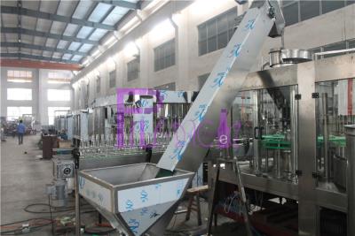 China 12000BPH Bottle Filling Machine Ring Type Liquid Cylinder PLC Control for sale