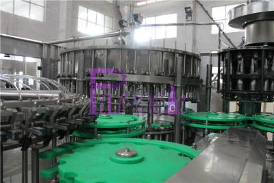 China Gris plateados de la máquina del llenador de la botella del café/del té/del jugo de la pulpa con el sistema de reciclaje en venta