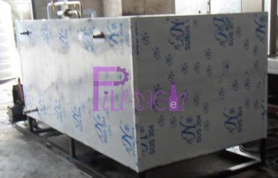 China SUS304 Soft Drink Processing Line Industry Aerated Water Freezing Tank 0 - 5 ℃ for sale