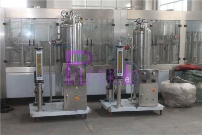 China CO2 / Syrup Soft Drink Processing Line For Carbonated Drink Filling System for sale