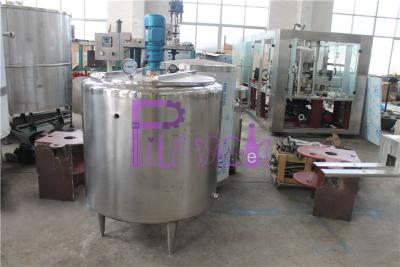 China Double Wall Electric Heating Sugar Melting Pot / Tank For Soft Drink Production Line for sale