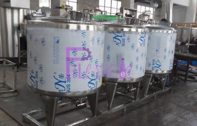 China CIP Cleaning System Soft Drink Processing Line Semi Auto With 500L Tank for sale